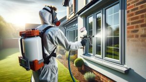 سمپاشی در کرمان