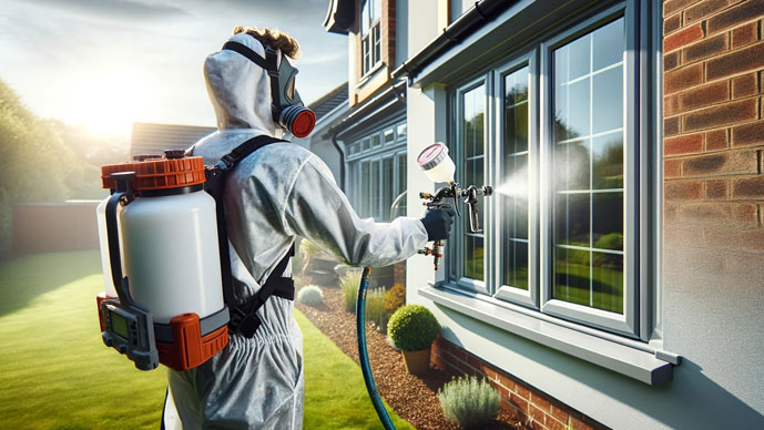 سمپاشی در کرمان